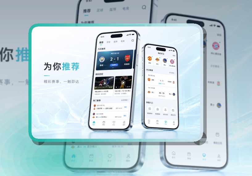 华体会 App看赛能力补充,页面更有记忆点 页面展示